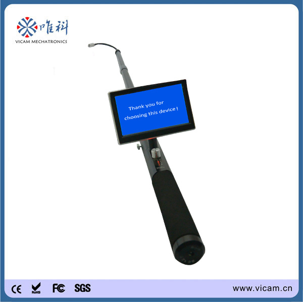 Factory Sale Telescopic Video Hand Held Fishing Rod Inspection Foldable Camera (V5-TS1308D)