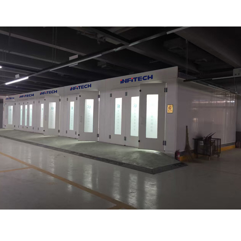 Auto Spray Booth with Car Lift Inside