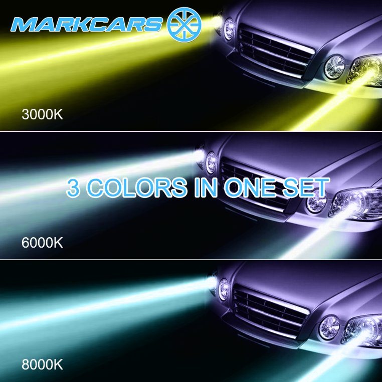 Makrcars V4 6000k 3000k 8000k Car Headlight H7