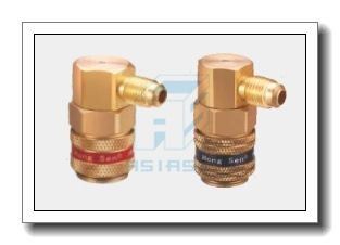 Quick Coupler Transfer Connector R-134A 90° Connector