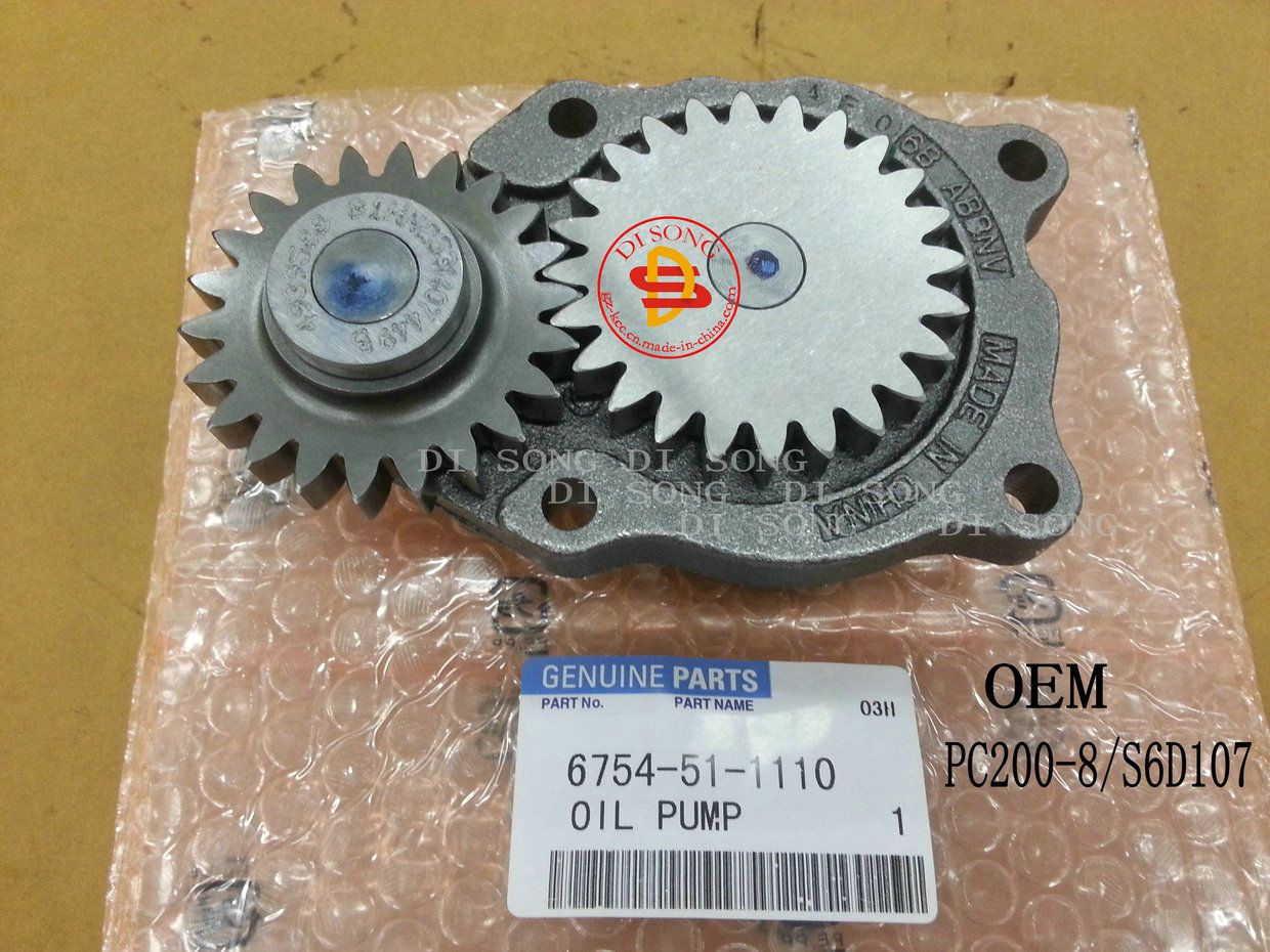 Komatsu Excavator Spare Parts Oil Pump (6754-51-1110)