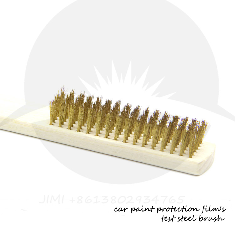Transparent Film Test Copper Brush, Iron Brush, Copper Wire Brush Ppf Professional Violence Test Brush