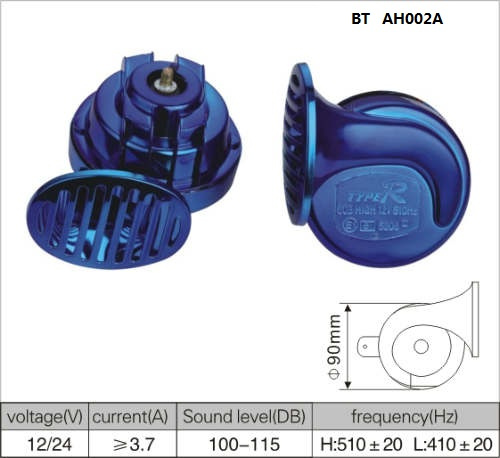 Auto Parts Electric Horn for Car Speaker of Bt Ah002