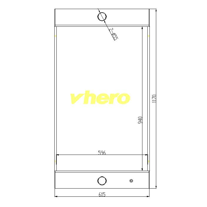 Auto Radiator Aluminum Heat Exchanger for Technical Vehicle Volvo360