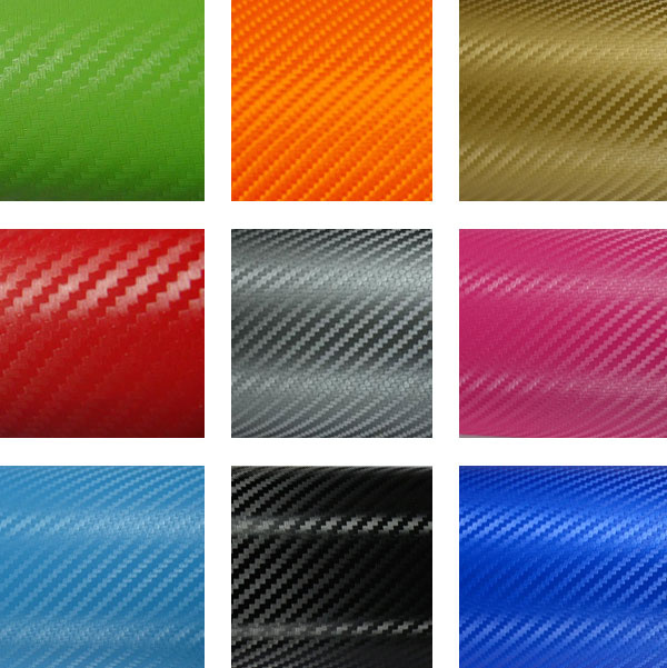 Tsautop 18 Colors 3D Carbon Fiber Vinyl for Car Wrapping