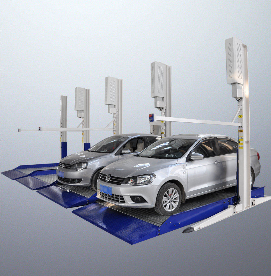 Double Level 2700kgs Weight 2 Two Post Car Parking Lift