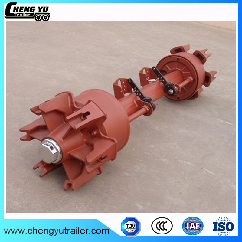 High Quality Machine Grade 13t Semi Trailer Chassis 6 Spoke Axle