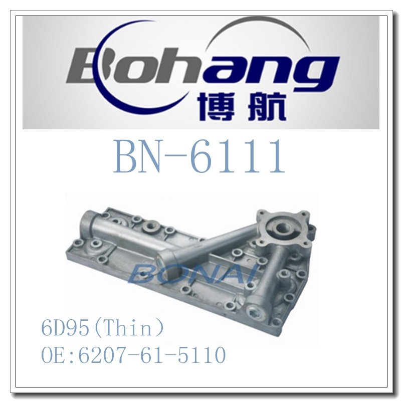 Bonai Engine Spare Part Komatsu 6D95 Thin Oil Cooler Cover (6207-61-5110)