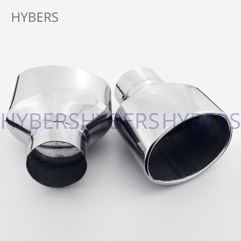 3 Inch Inlet Oval out Stainless Steel Exhaust Tip