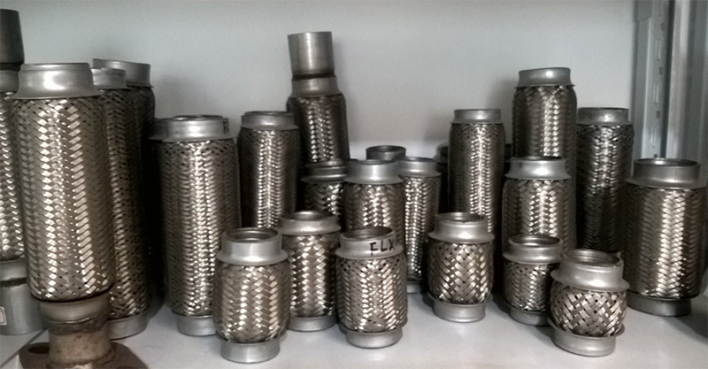Inner Braid and Ilox Exhaust Flexible Pipes
