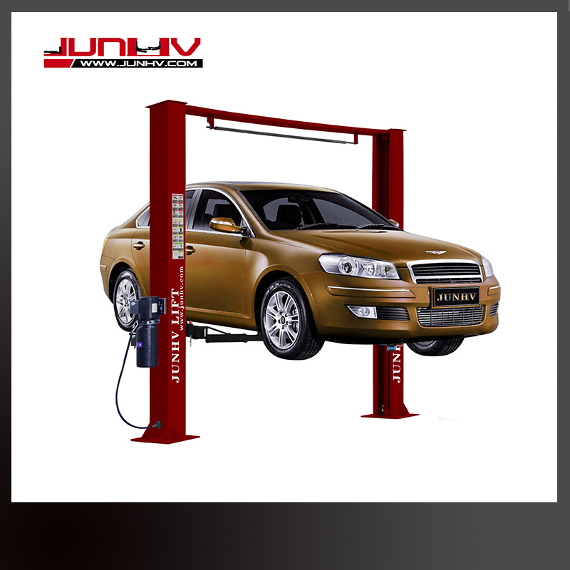 4t 2 Post Car Lift with Clear Floor Design