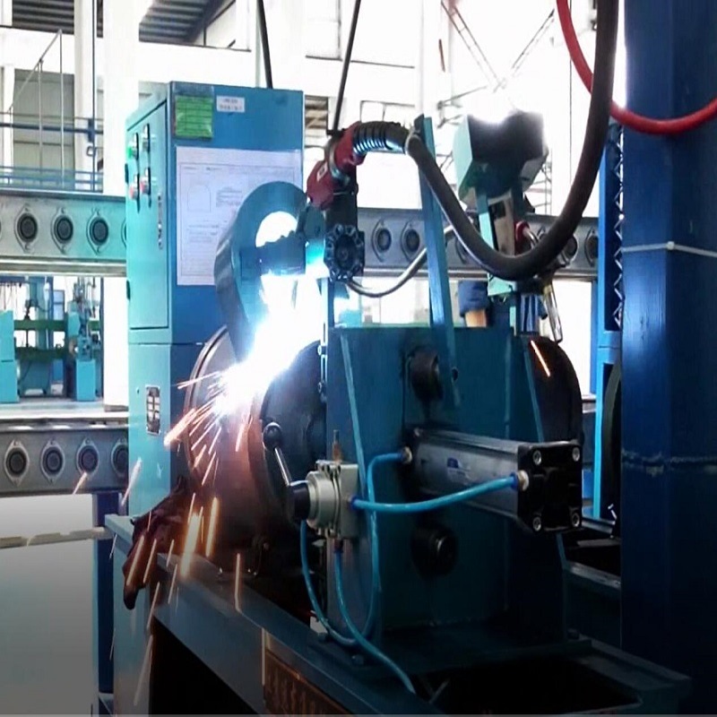 LPG Gas Cylinder Manufacturing Equipments Handle Welding Machine