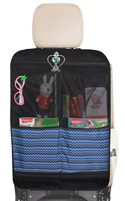 Custom PU Car Backseat Organizer for Storage with 4 Pockets