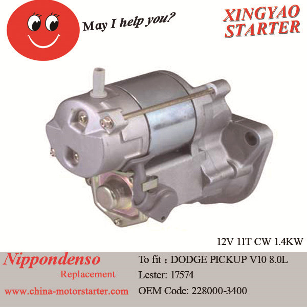 Electric Car Starter for Dodge RAM Pickup 1996-1998 V10 8L