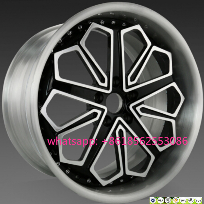 T6 Forged Alloy Wheel Rims 3 Pieces Forged Rims