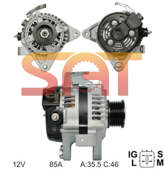 Nippondenso Alternator 27060-0h120 104210-9060