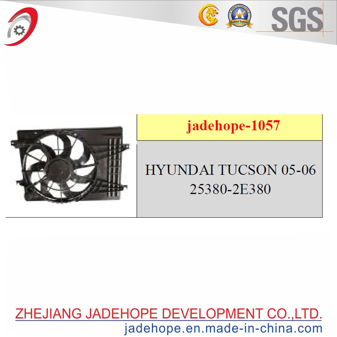 Radiator Fan Assy and Motor for Hyundai