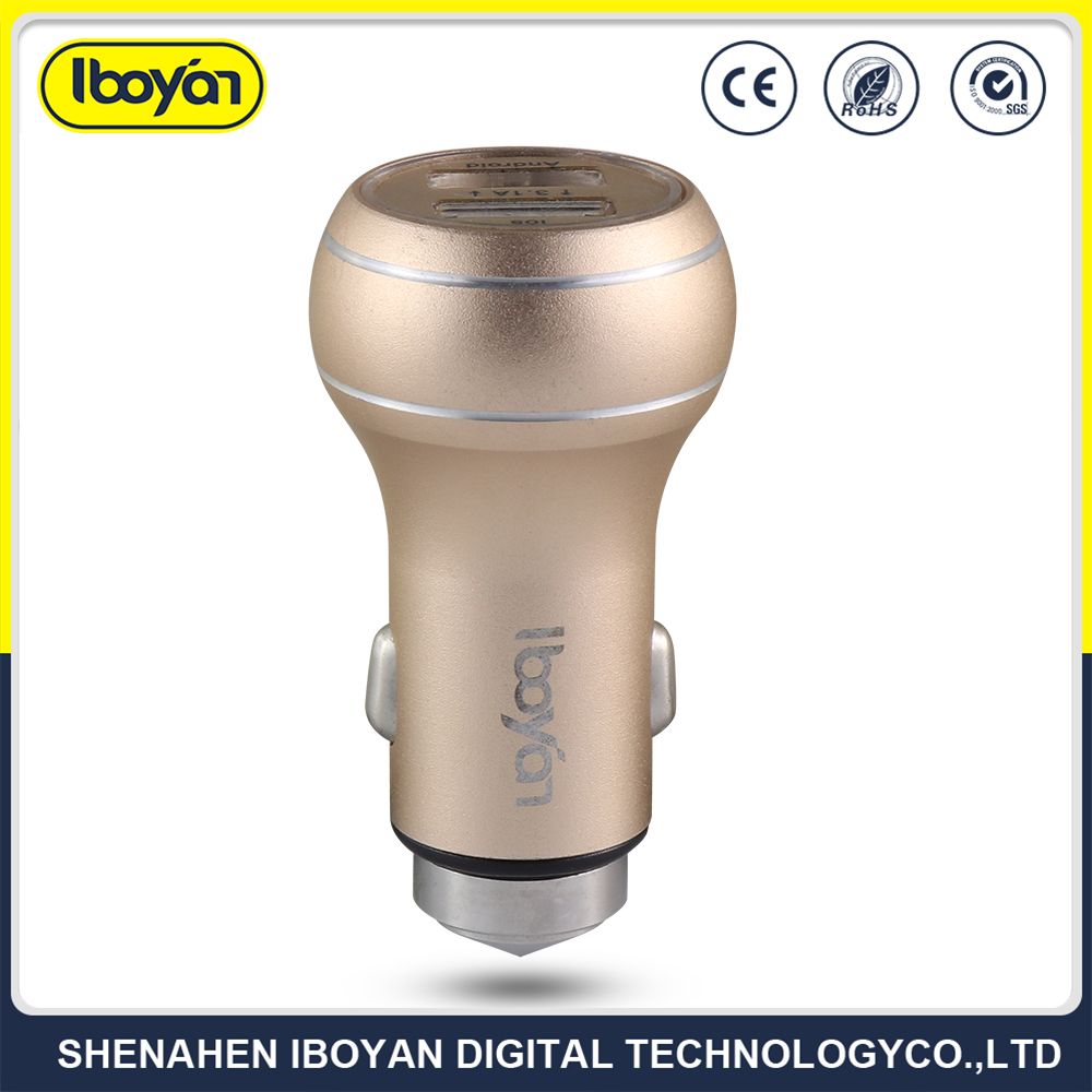 Portable 3.1A Dual USB Car Mobile Phone Charger