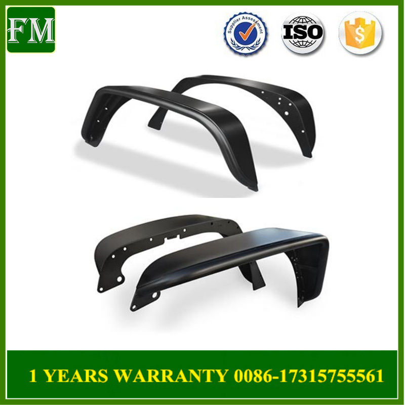 Aluminum Wheel Fender Flare Trims for Jeep Jk External Parts