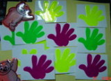 Reflective Fluorescent Hand Sticker/Reflective Label
