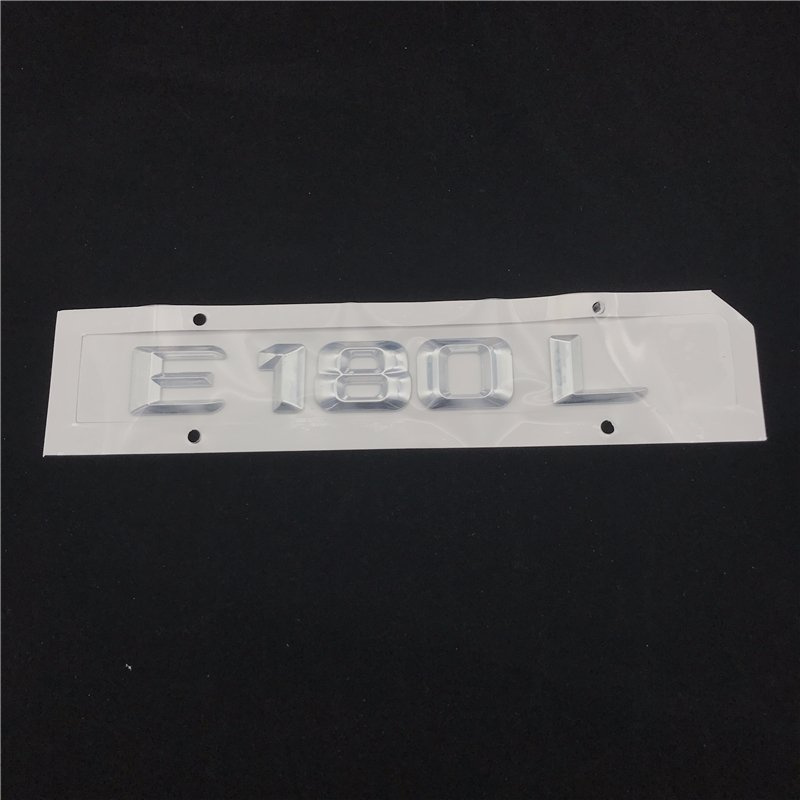 E180L E400L 3D Rear Chrome Emblem Body Stickers for Benz E Class