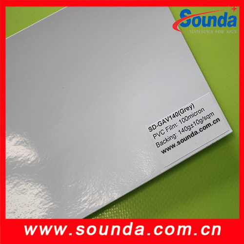 Hot Sale! ! ! Self Adhesive Vinyl 140g in Grey Glue