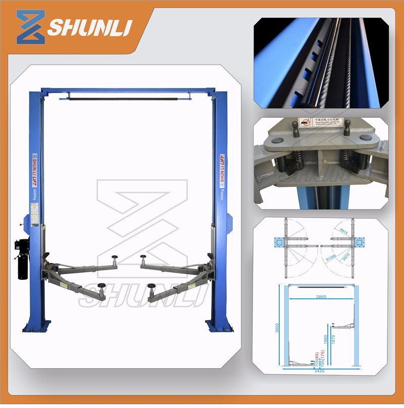 Basement Plate Portable Dual Safety Device Car Lifts