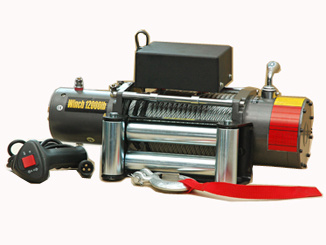 Truck Electric Winch with DC12V 12000lb Pulling Capacity