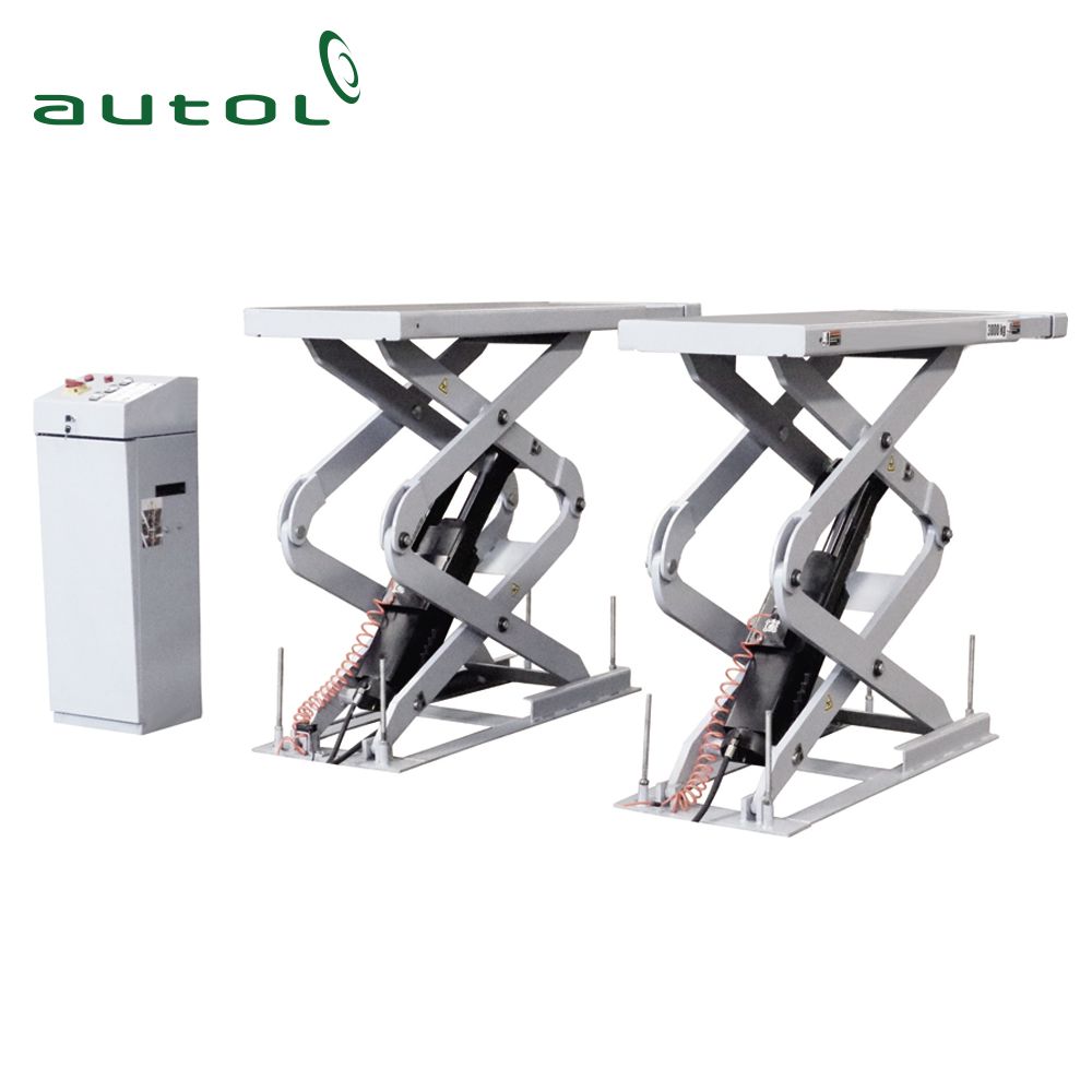 Hydraulic Car Washing Scissor Lift Table for Car Repairing Shop Ausland Alt-636A Car Lift