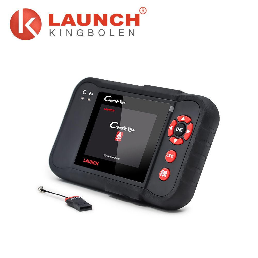 Top Rated Superior Original Launch Creader VII+ Professional Auto Code Reader Scanner Free Shipping Creader 7+