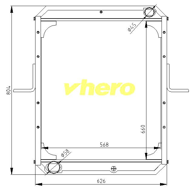 High Quality Auto Radiator for Truck 1301n09-010