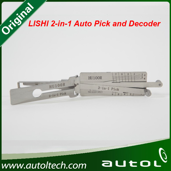 Original Locksmith Tools Lishi Hu101 2-in-1 for F-Ord and R-Over V-Olvo Hu101 Auto Pick and Decoder Lishi 2 in 1 Picks