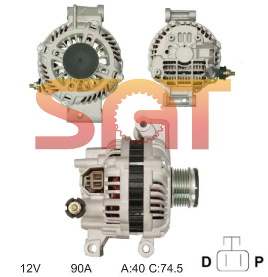 for Mitsubishi Alternator A3tg0081 Ja1705 13996