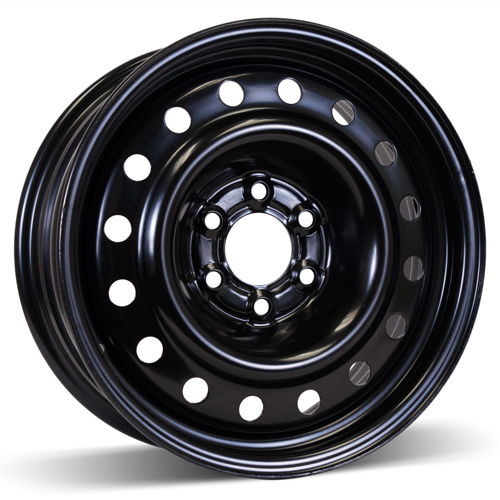 16X6.5 6-114.3 (6-4.5) Black Winter Wheel