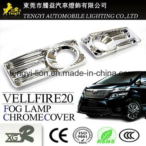 Auto Car Fog Light Chrome Plating Cover for Toyota Vellfire Aqua Alphard