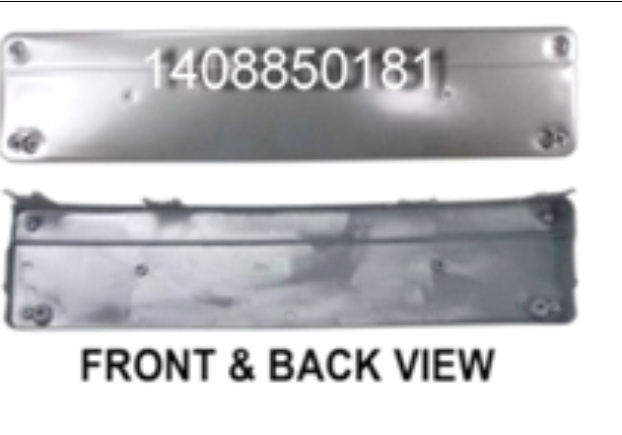 License Plate 1408850181 for Mercedes-Benz W140