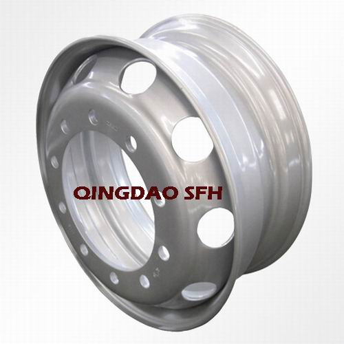 Galvanized Truck Steel Tubeless Wheel (Model 22.5X9.75, 22.5X8.25)