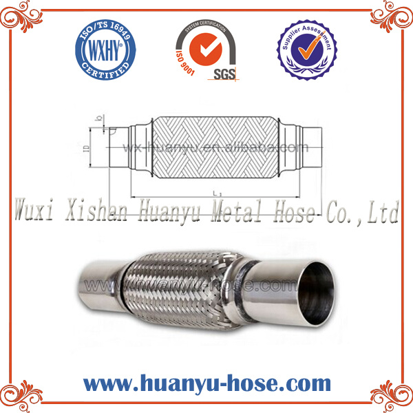 Exhaust Flexible Pipe with Nipples