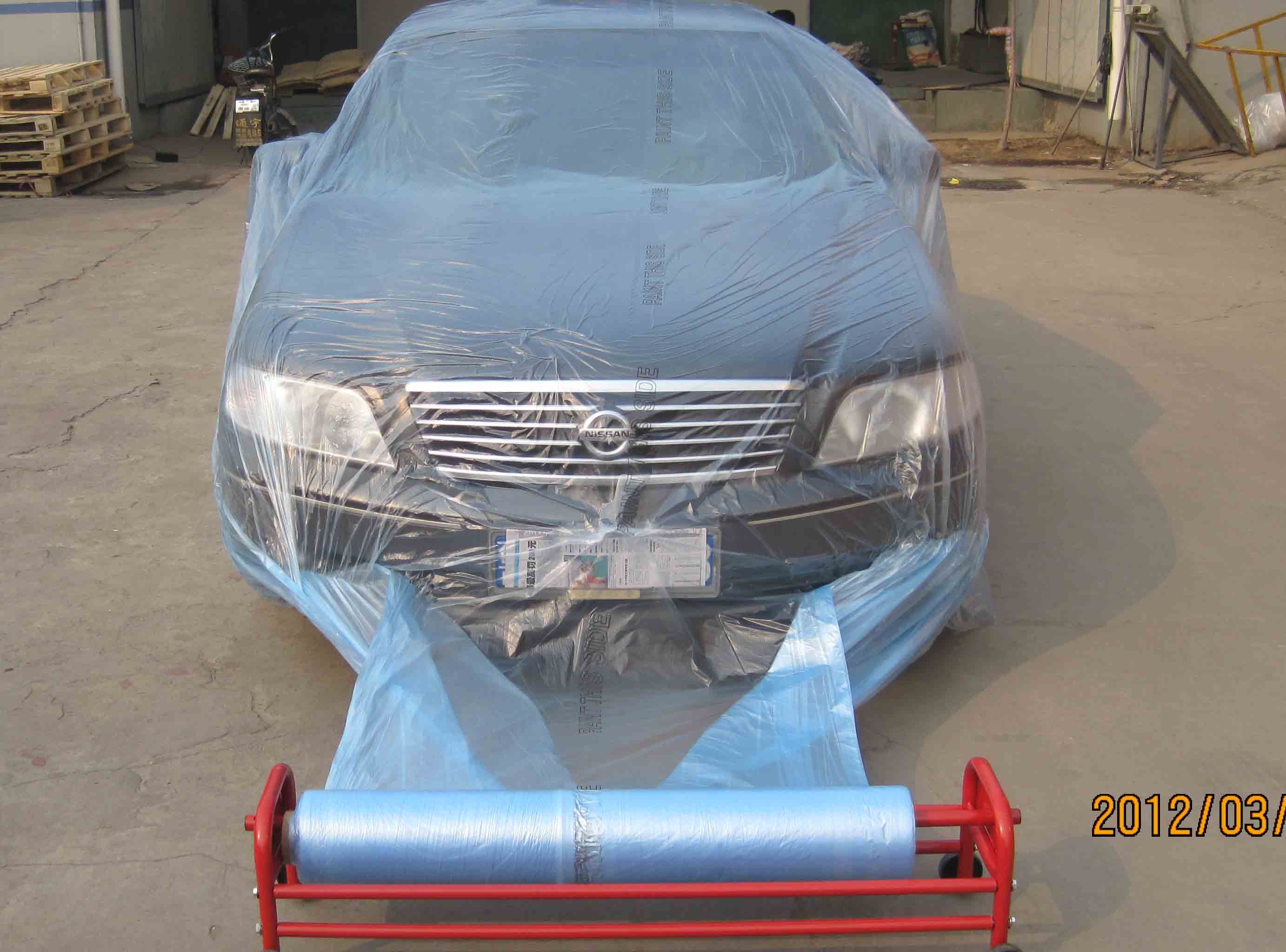 Factory Sell PE Disposable Masking Film with Paper Core for Car Repairing