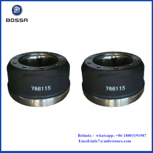 Truck Parts Hot Sale Brake Drums, 786115 for Truck Brake Drum