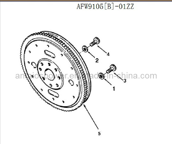 Beijing High Quality Flywheel of Cummins Diesel Engine Spare Parts