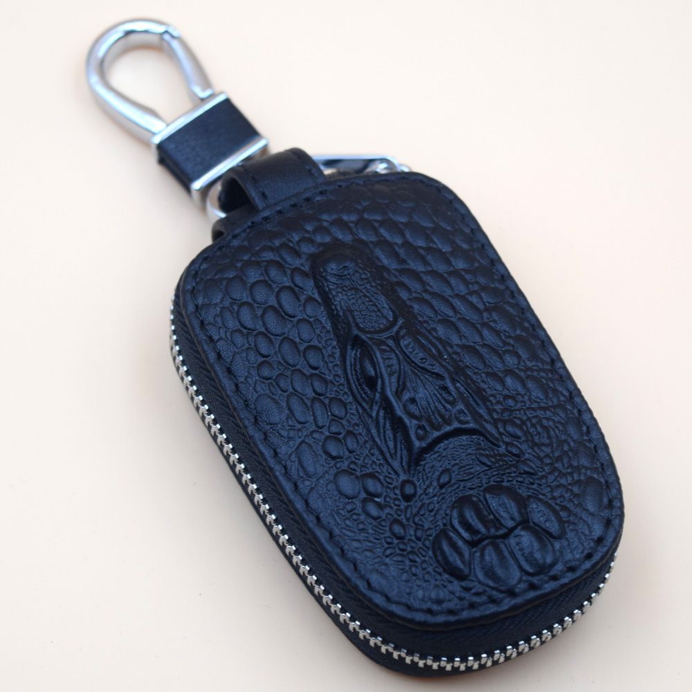 Kc_L_006 Custom Logo or Car Logo Leather Car Key Cover