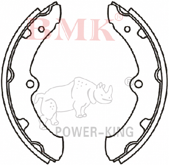 Non-Asbestos Brake Shoes (K2297) for Japanese Car