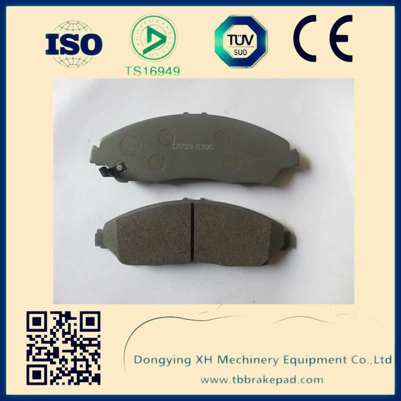Low Noise Semi Metallic Painted Plastic Auto Brake Pads D1723-8396