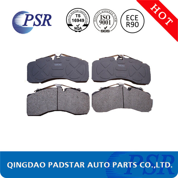 Semi-Metallic Front-Wheel Commerical Vehicle Brake Pad for Mercedes-Benz