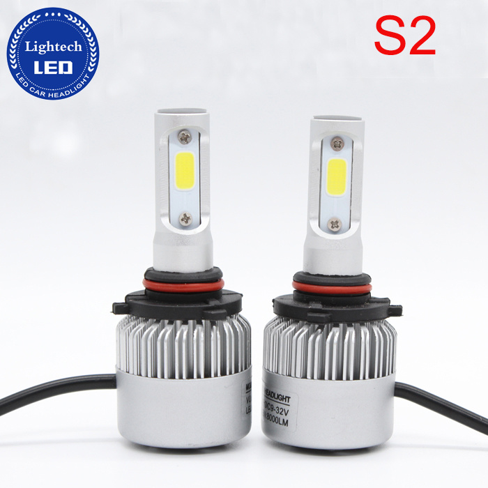 High Lumens S2 H4 8000lm 9005 9006 LED Headlight Bulb for Motorcycles