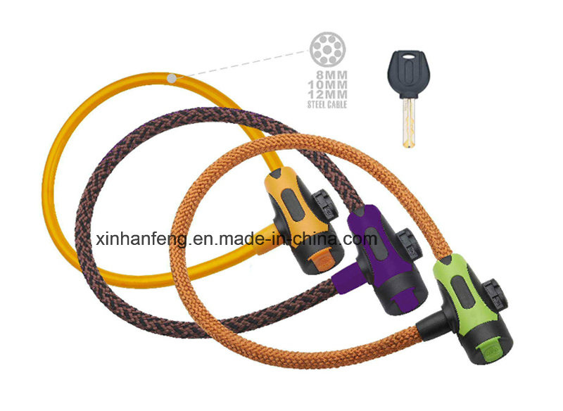 Newest Bicyle Lock for Mountain Bike with Cloth Cover (HLK-033)