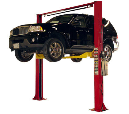 Two Post Clear Floor Lift for SUV