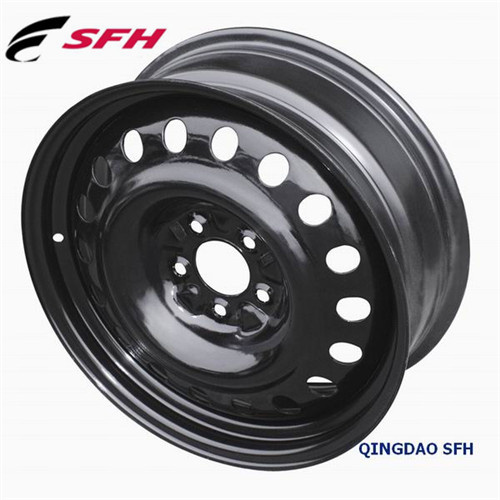 Black Steel Wheel for Passenger Car (17X6.5 5/114.3)