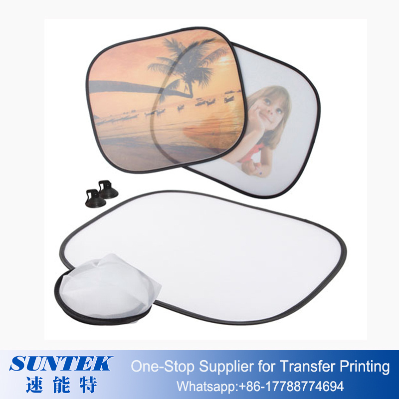 Rectangle Printing Blank Nylon Sublimation Window Car Sunshade